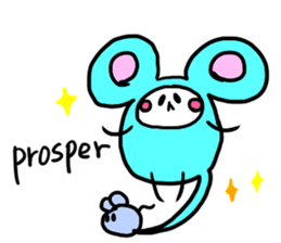 Zodiac-style Domi-no,onions ribbon-chan sticker #8694538