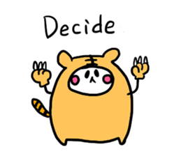 Zodiac-style Domi-no,onions ribbon-chan sticker #8694540