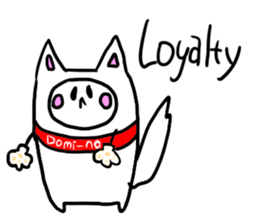 Zodiac-style Domi-no,onions ribbon-chan sticker #8694548