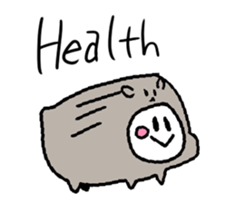 Zodiac-style Domi-no,onions ribbon-chan sticker #8694549