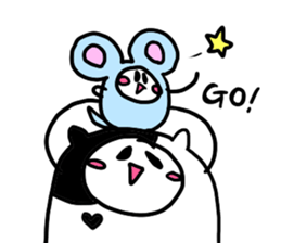 Zodiac-style Domi-no,onions ribbon-chan sticker #8694550