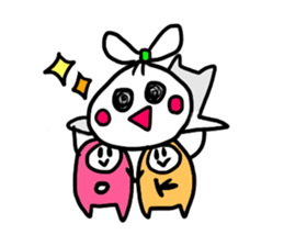 Zodiac-style Domi-no,onions ribbon-chan sticker #8694567