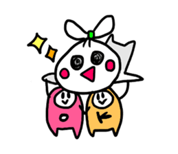 Zodiac-style Domi-no,onions ribbon-chan sticker #8694567