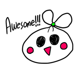 Zodiac-style Domi-no,onions ribbon-chan sticker #8694570