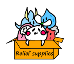 Zodiac-style Domi-no,onions ribbon-chan sticker #8694571