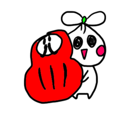 Zodiac-style Domi-no,onions ribbon-chan sticker #8694574