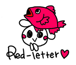 Zodiac-style Domi-no,onions ribbon-chan sticker #8694575