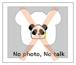 Panda: Let's speack Cantonese sticker #8694760