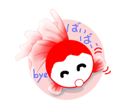Feeling of Kingyo Fish Ver2 sticker #8694858