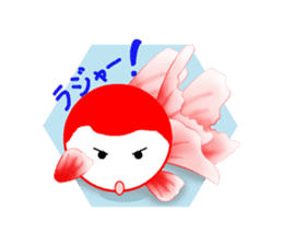 Feeling of Kingyo Fish Ver2 sticker #8694869