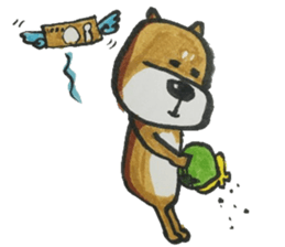 depressed dog sticker #8695164