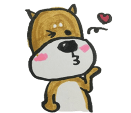 depressed dog sticker #8695165