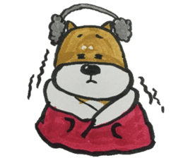 depressed dog sticker #8695168