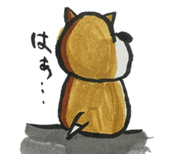 depressed dog sticker #8695192