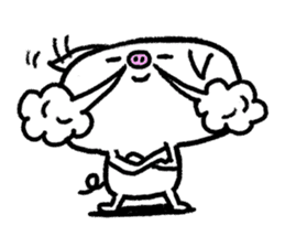 Reply pig's sticker #8695286