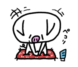 Reply pig's sticker #8695315