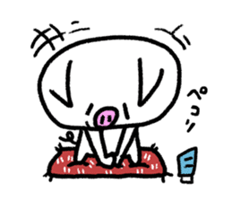 Reply pig's sticker #8695315