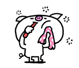Reply pig's sticker #8695319