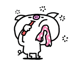 Reply pig's sticker #8695319