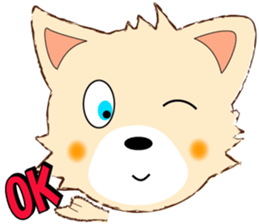 playful puppy sticker #8695404