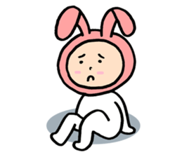 bunny bun sticker #8695562