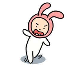 bunny bun sticker #8695566