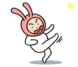 bunny bun sticker #8695567