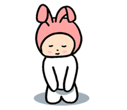 bunny bun sticker #8695568