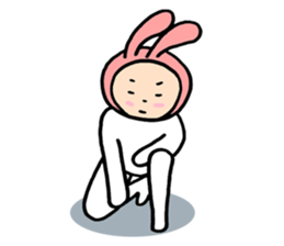 bunny bun sticker #8695569