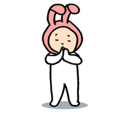 bunny bun sticker #8695570