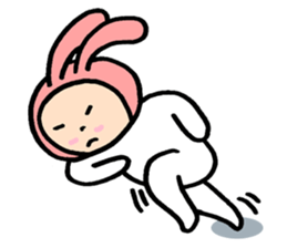 bunny bun sticker #8695571