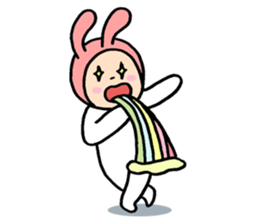 bunny bun sticker #8695574