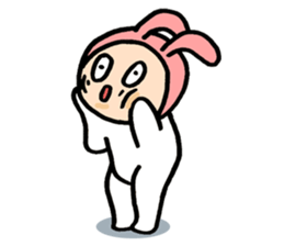 bunny bun sticker #8695577