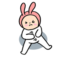 bunny bun sticker #8695580