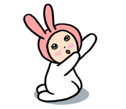 bunny bun sticker #8695581