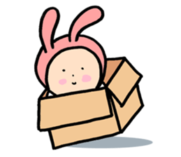 bunny bun sticker #8695584