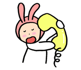 bunny bun sticker #8695585