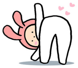 bunny bun sticker #8695588