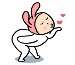 bunny bun sticker #8695589