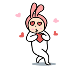 bunny bun sticker #8695590