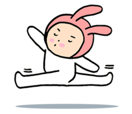 bunny bun sticker #8695592