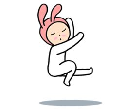 bunny bun sticker #8695593