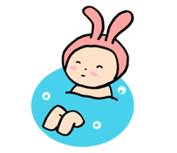 bunny bun sticker #8695595