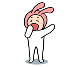 bunny bun sticker #8695597