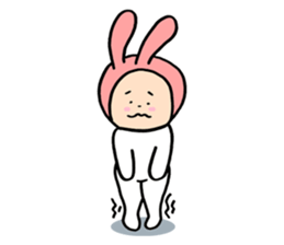 bunny bun sticker #8695598
