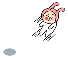 bunny bun sticker #8695599