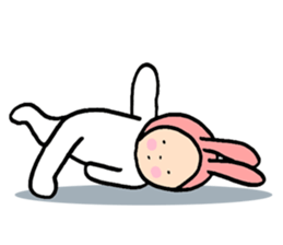 bunny bun sticker #8695600