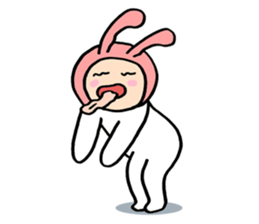bunny bun sticker #8695601