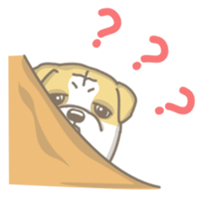 Ace the English Bulldog sticker #8695903