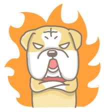 Ace the English Bulldog sticker #8695910